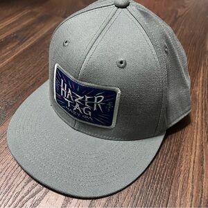 Odell Brewing Hazer Tag Hazy IPA Craft Beer Hat 7 1/4-7 5/8 (L/XL) Gray Fitted